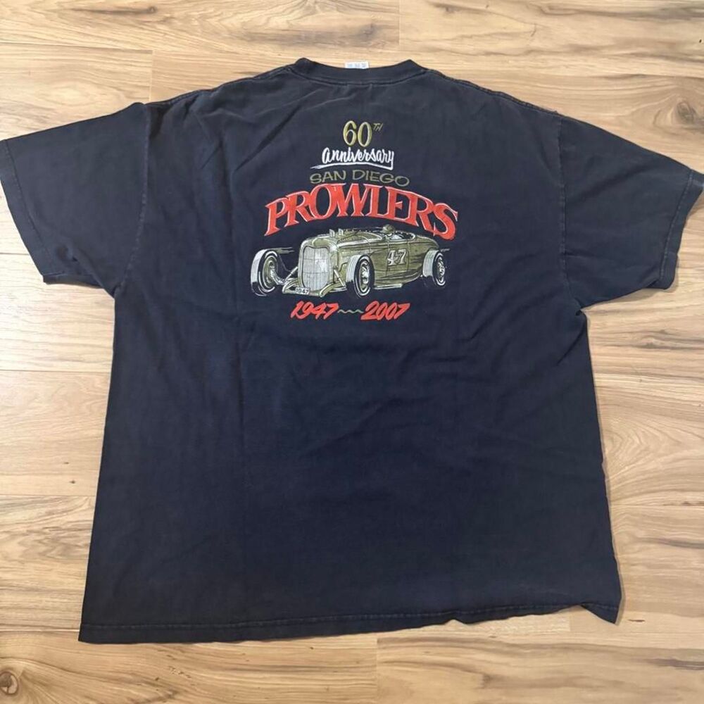 Vintage faded 2007 San Diego Prowlers Car Graphic Tee Size XXL